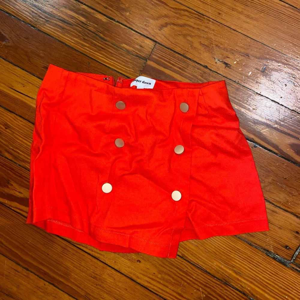 Red showpo skort
